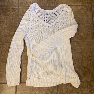 Loft White Sweater Tunic